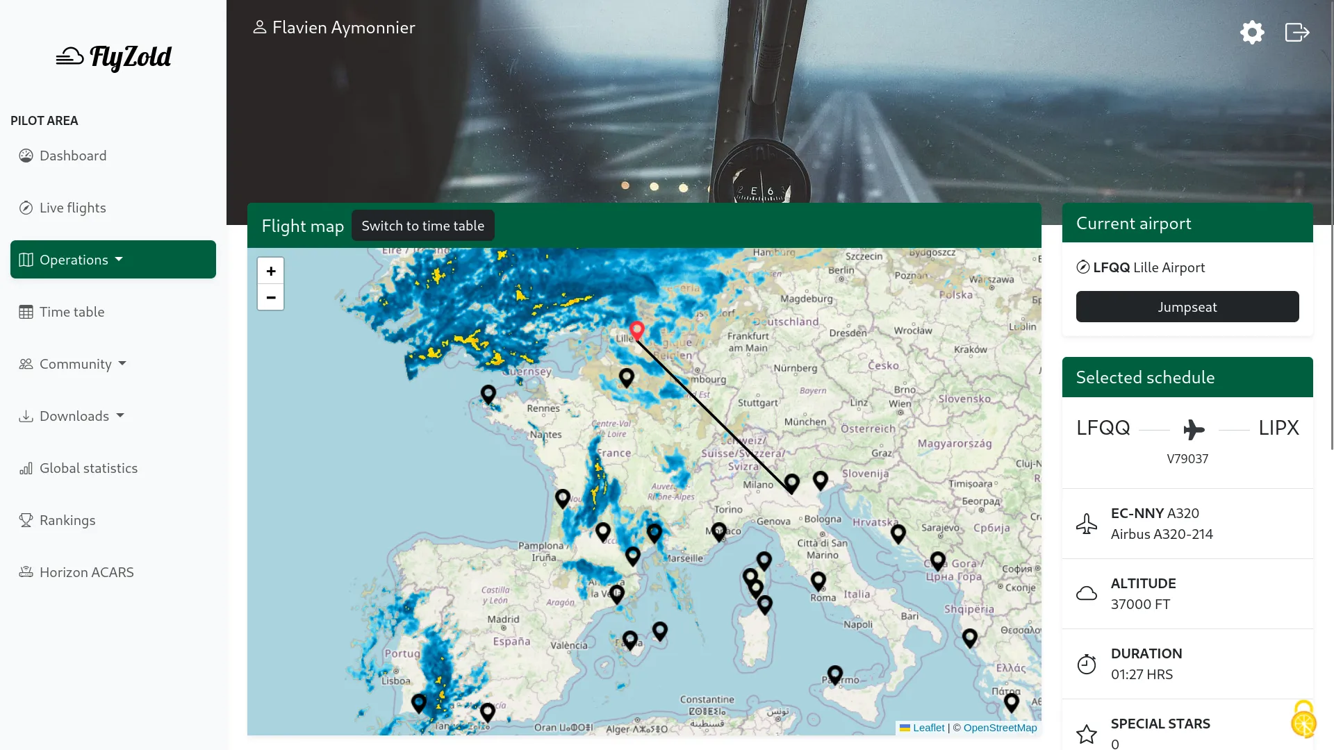 A simple and efficient virtual airline management system